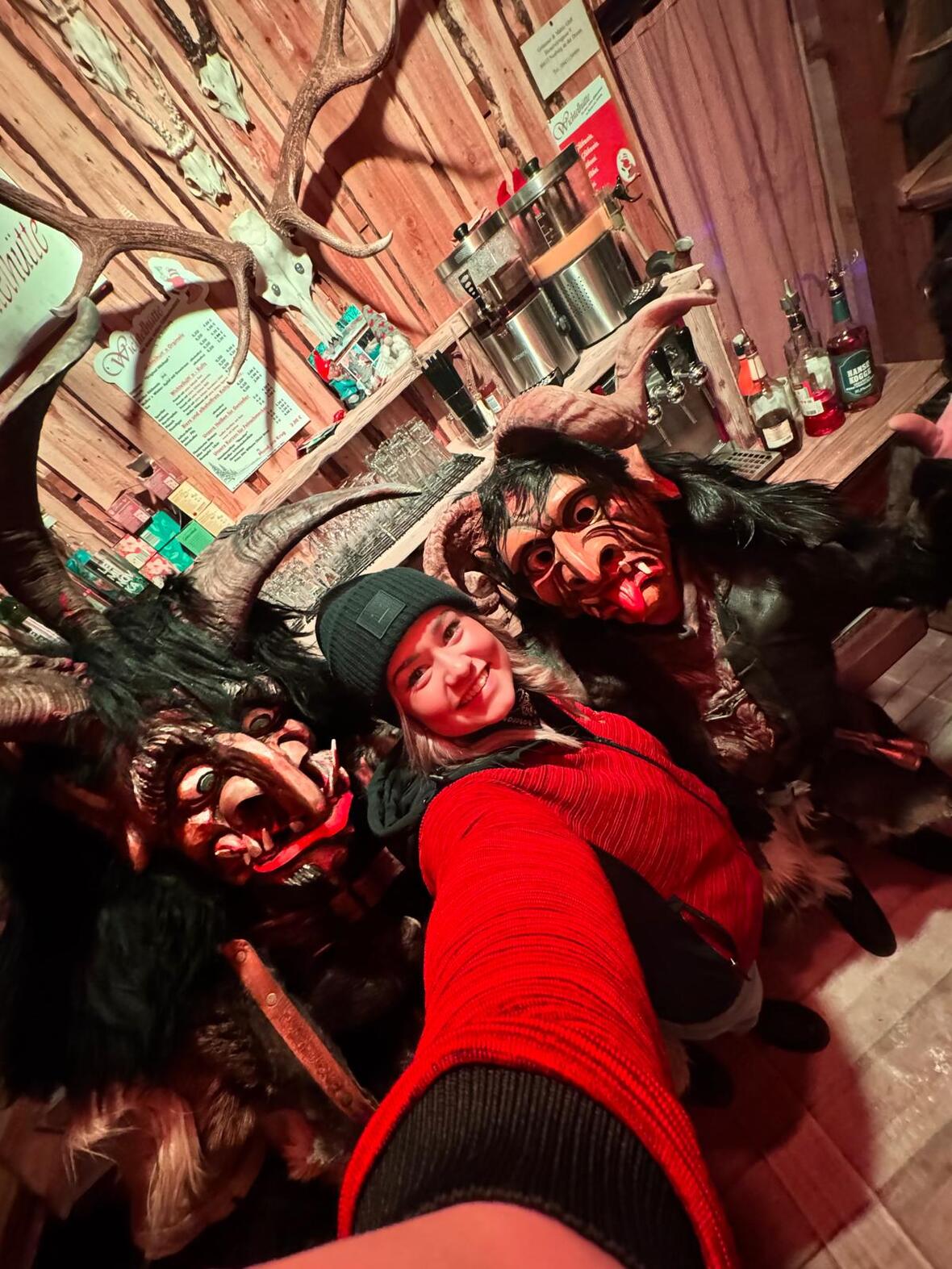 Ein Selfie mit der Krampus Crew