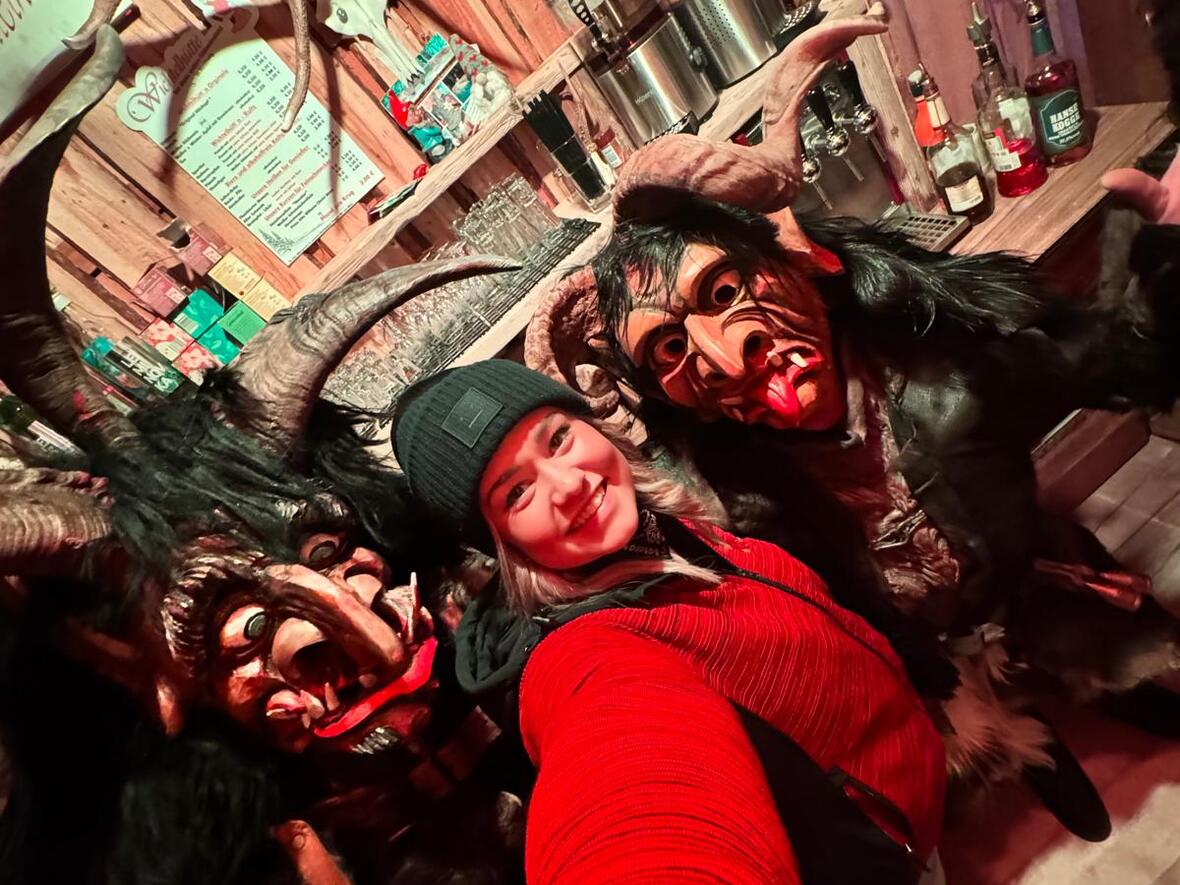 Ein Selfie mit der Krampus Crew