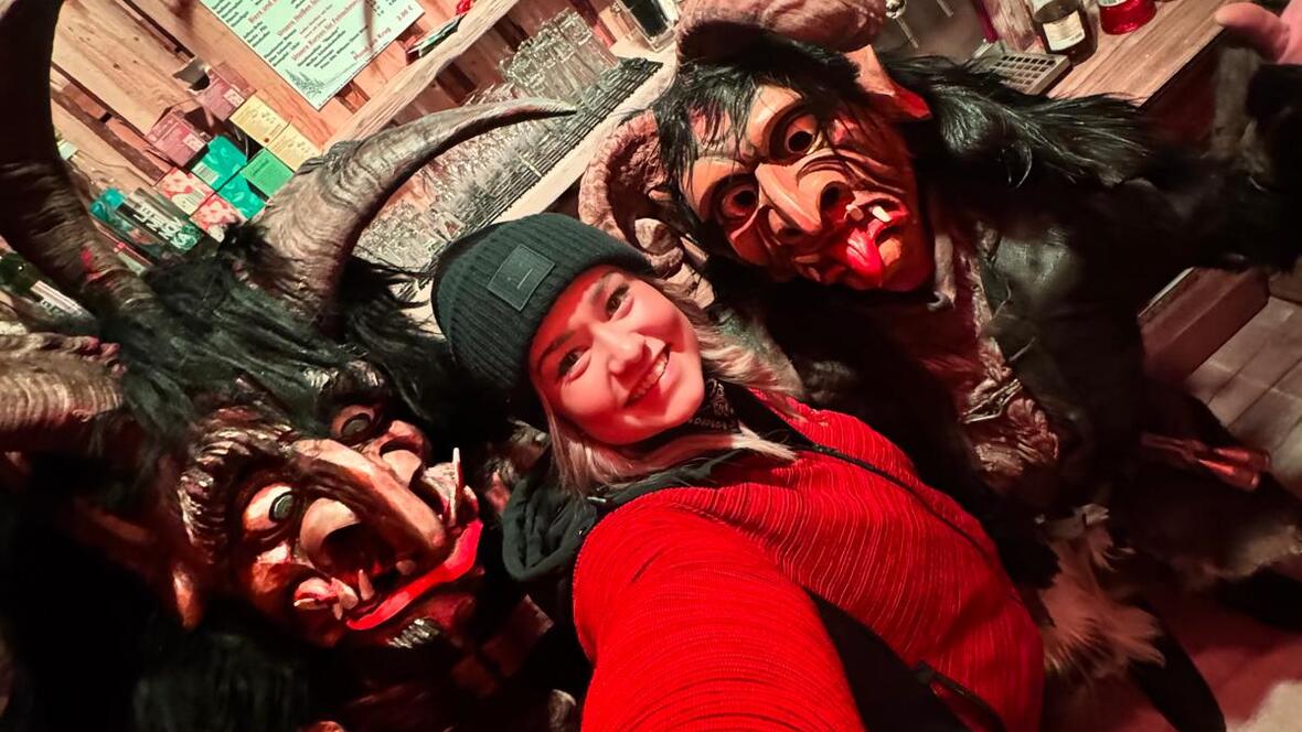 Ein Selfie mit der Krampus Crew