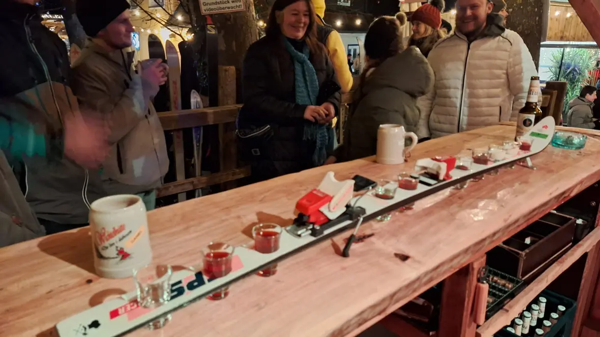 Eine Skilänge Schnaps bitte 